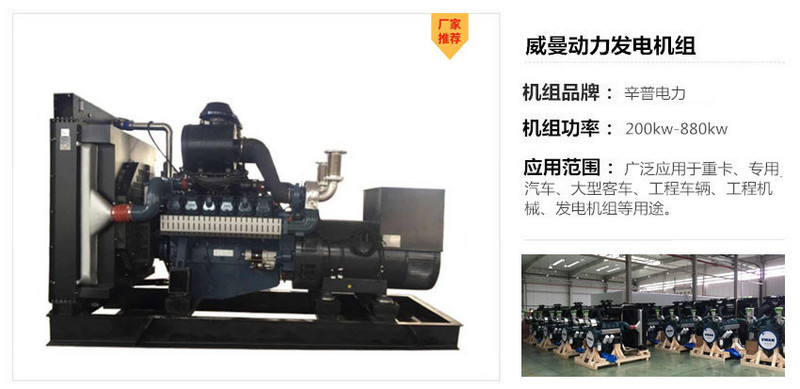 威曼動力發電機組