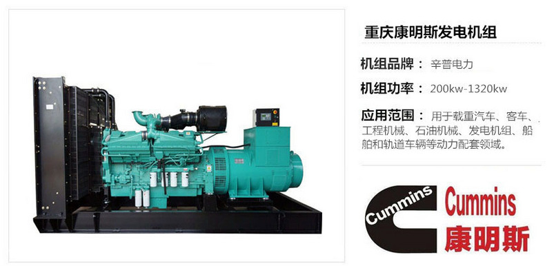 重慶康明斯發電機組