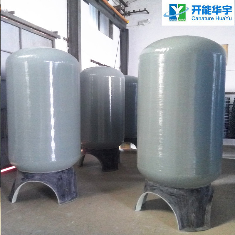 江蘇開能華宇玻璃鋼罐裝填石英砂時的注意事項