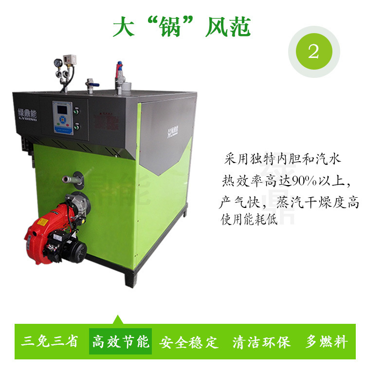 (綠)300kg燃油燃氣蒸汽發生器詳情頁(綠鼎能源)2017