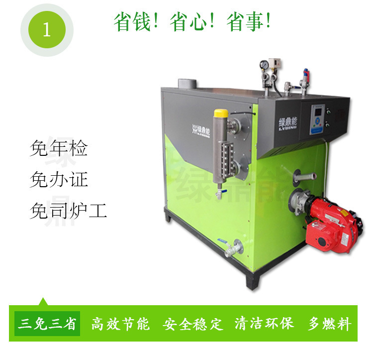 (綠)300kg燃油燃氣蒸汽發生器詳情頁(綠鼎能源)2017