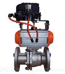 Q641F蒸汽氣動O型調節球閥上海閥門廠家