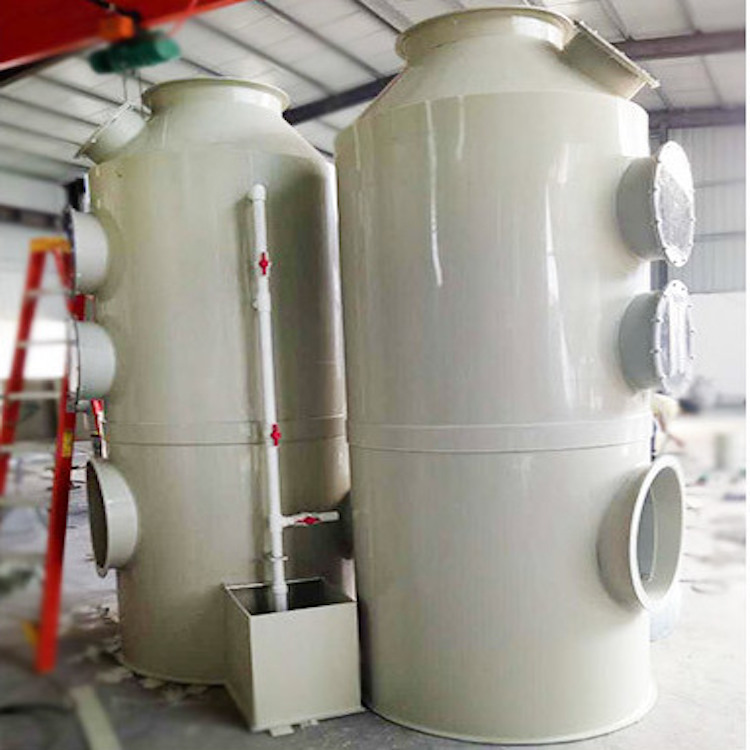 PP噴淋塔定做廠家直銷脫硫塔 廢氣處理設備 酸霧凈化器 廢氣塔