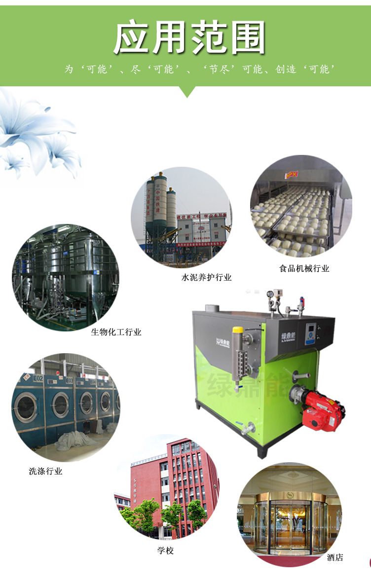 (綠)300kg燃油燃氣蒸汽發生器詳情頁(綠鼎能源)2017