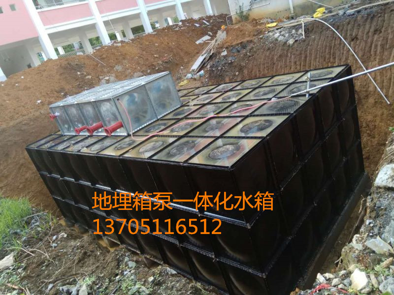 不銹鋼YMSW大模塊水箱，地埋箱泵一體化泵站