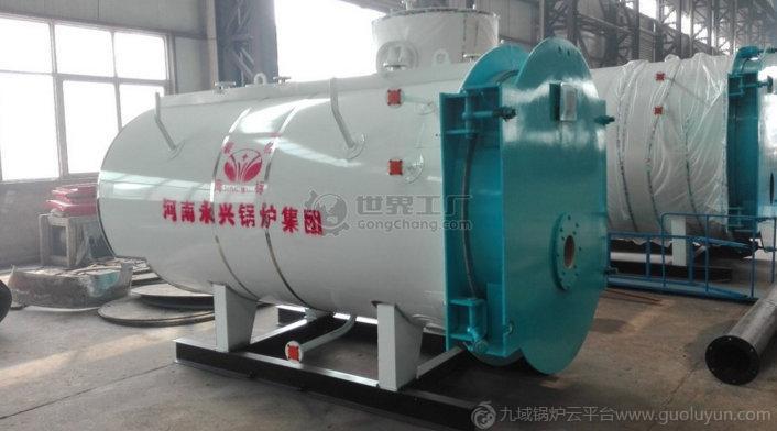 許昌2噸燃氣蒸汽鍋爐價格 永興鍋爐廠家促銷 WNS2-1.25-Y（Q）