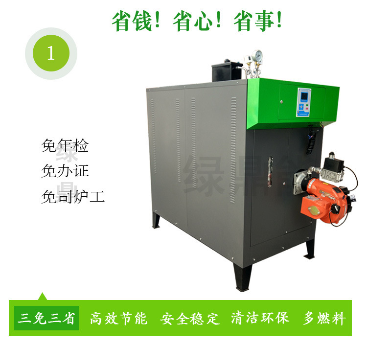 新款300kg燃油燃氣蒸汽發生器詳情頁(綠鼎能源2017)-